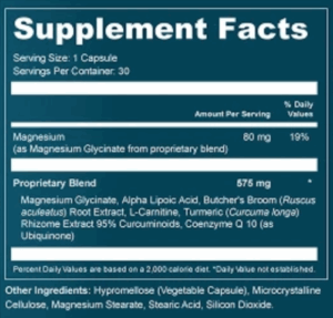 Sciatilief Supplement Facts