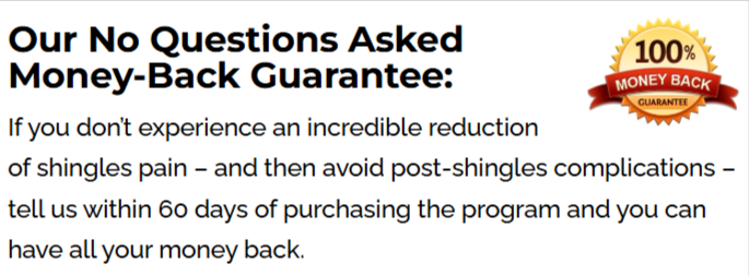 The Shingles Solution Money Back Guarantee